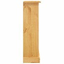 vidaXL Bokhylle med 3 hyller meksikansk Corona-stil furu 81x29x100 cm
