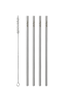 Stelton Sugerør Rustfritt Stål 4 pk