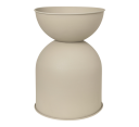 ferm LIVING Hourglass krukke medium Ø41 cm Cashmere
