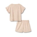 Wheat Set T Shirt & Shorts Ally Pink 116