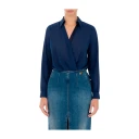Elisabetta Franchi Dame Topper Blå S,