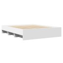  Sengeramme hvit 150x200 cm konstruert tre 8721102856501