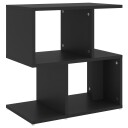 vidaXL Nattbord svart 50x30x51,5 cm sponplate