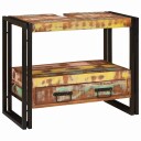 Servantskap til bad 71 x 33 x 58 cm Massiv Gjenvunnet Tre Jern