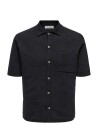 ONLY & SONS Onssilas Reg Ss Shirt Knit Black XL