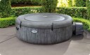 Intex PureSpa Greywood Deluxe oppblåsbart boblebad til 6 personer med touch panel 1098 liter