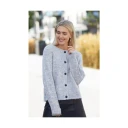 Selected Femme Lulu LS Knit Short Cardigan - Light Grey Melange L