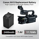 Cameron Sino Batteri til kamera for Canon Vixia HF10, Vixia HF11, Vixia HF100 m.fl.