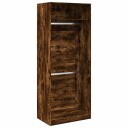  Garderobe røkt eik 80x50x200 cm konstruert tre