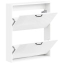 vidaXL Vegghengt skoskap HAARLEM 71 x 17 x 86 cm Konstruert tre