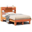  Sengeramme uten madrass brun 135x190 cm heltre furu 8721158382993