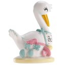 Dekora Stork Babyshower Kakefigur, 10 cm