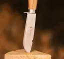 Brusletto Villmarka Liten Jaktkniv med Oliventrehåndtak og 16 cm Blad