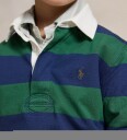 Ralph Lauren Kids The Iconic Rugby Shirt   Green   L