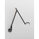 Rotaliana String W2 Vegglampe w/Hull DTW Matt Svart/Orange