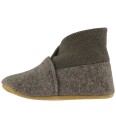 En Fant Wool Slippers W. Rib - Brown - 19\20