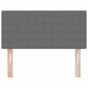 Hodegavl Enkel Design Lys Grå 100 cm Corduroy Stoff
