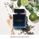 Narciso Rodriguez Bleu Noir Eau de Parfum 50ml for Him med Musk og Bergamot