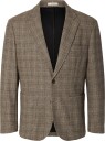 Selected Slmreg Landon Wool Blnd Classic Blz Noos   BROWNIE   52