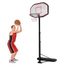 Basketballstativ basketballkurv bærbart basketballsystem 200 305 cm