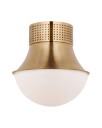 Precision 9" Flush Mount Antique Burnished Brass