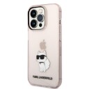 Karl Lagerfeld Ikonik Choupette Rosa Mobildeksel til iPhone 14 Pro Max