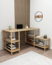 Akiliano Skrivebord 145 cm - Eik