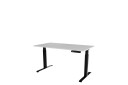 Adrianah Skrivebord 80x150 cm   Hvit/Svart