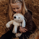 by Astrup Plysj Hund med Valper