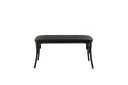Oliver Benk 100x41 cm Svart   Hanah Home