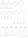 Butterick 3039 - Klespakke til dame 16W (16W-18W-20W)