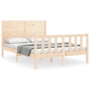 vidaXL Sengeramme med hodegavl 140x200 cm heltre 8720845983765