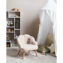 Lenestol Miland - Beige, lyst tre