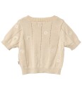 Wheat T skjorte   Strikk/Hullmønster   Malvina   Sandshell White   Wheat   68   T skjorte   Beige   62