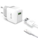 USB-laddare USB-C 2,4A Rask