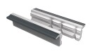 Irimo Skyddsbackar 125mm Aluminium Med Horisontella Och Vertikala Spår, Par