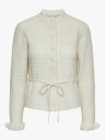 Y.A.S Thellis Long Sleeve Knit Cardigan Beige L