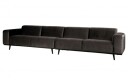 BePureHome Statement Modulær Sofa XL 4-seters. - Taupe velur