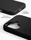 iDeal of Sweden Soft Swirl Silikon Deksel MagSafe til iPhone 17 Velvet Black