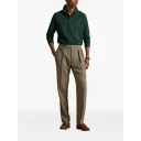 Polo Ralph Lauren Custom Slim Fit Mesh Polo Shirt - Khaki green - L