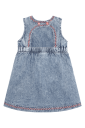 Hust And Claire Katinka Kjole Washed Denim (74 / 9 mnd)