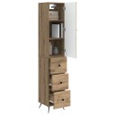 vidaXL Skapsett 2 pcs Artisan eik 34,5 x 34,5 x 90 cm Konstruert tre