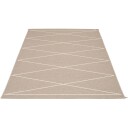 Pappelina Max matte 180x260 cm mud / vanilla