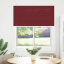  Plisségardin Bordeaux Rød 120x100 cm Stoffbredde 119,4