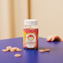 Monkids Multivitamin Barn Jordbær 60 stk.