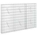 vidaXL Gabion med 5 mm Tråd og 5x10 cm Maske 150x10x100 cm