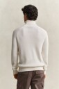 Gant Cotton Merino Turtleneck   Cream   M