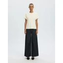 Selected Slwera Ss Top Noos   Cream   XS