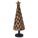  Juletre med stativ Brun 90 cm Heltre teak