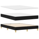  Box Spring seng med madrass i svart 140x200 cm stoff